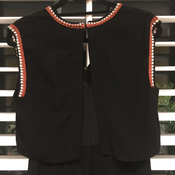 Sandro Paris Rona Crochet Trim Dress - Picture 5 of 5